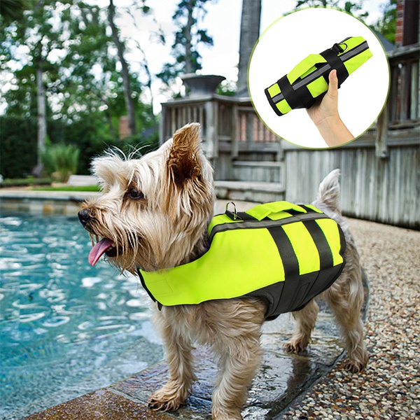 Pet airbag life jacket inflatable inflatable folding dog outdoor convenient safety swimsuit